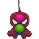 Pop it Fidget Dimple Αγχολυτικό Παιχνίδι Μπρελόκ Καρτούν Μπλε Κόκκινο