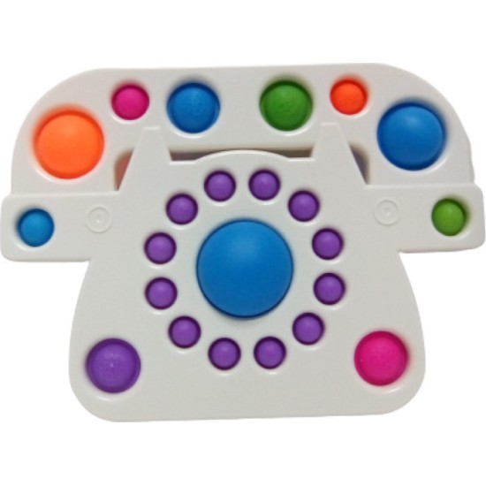 POP IT FIDGET ΣΚΛΗΡΗ ΠΑΛΕΤΑ ΤΗΛΕΦΩΝΟ ΛΕΥΚΟ