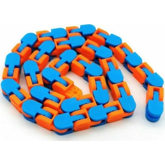Pop It Fidget Αλυσίδα Γαλάζιο Πορτοκαλί Pop It Fidget Αλυσίδα Γαλάζιο Πορτοκαλί