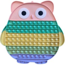 Push pop it Bubble Fidget Toy Stress Reliever ΓΙΓΑΣ ΚΟΥΚΟΥΒΑΓΙΑ PASTEL