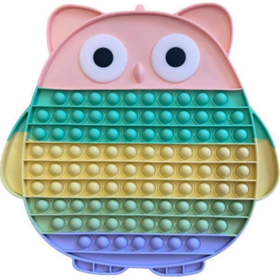 Push pop it Bubble Fidget Toy Stress Reliever ΓΙΓΑΣ ΚΟΥΚΟΥΒΑΓΙΑ PASTEL