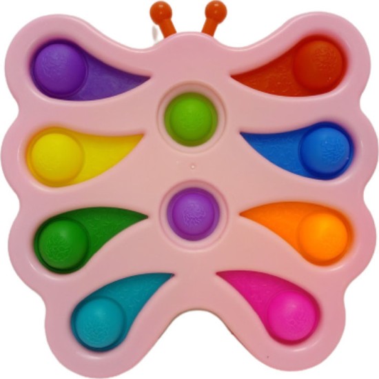 Pop it Fidget Παλετα Πεταλουδα Ροζ
