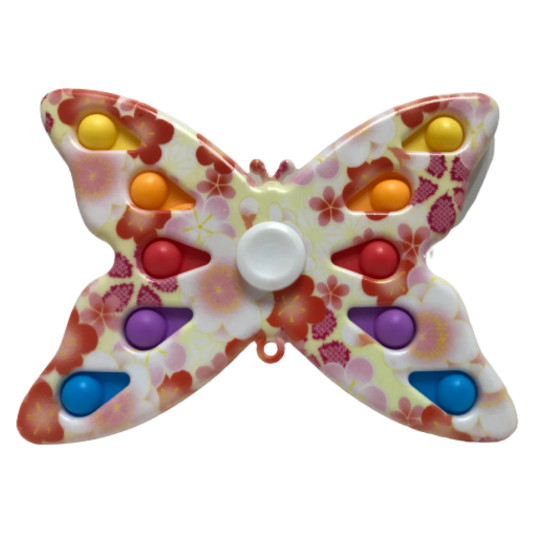 Pop it Bubble Fidget Toy Stress Reliever Spinner σκληρή παλέτα πεταλούδα