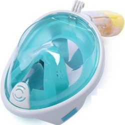 Full Face Μάσκα Θαλάσσης Free Breath Παιδική FB113G  Σιέλ Medium