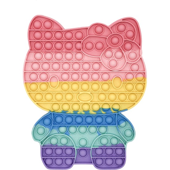 Pop It Fidget Γατούλα Πολύχρωμη 24cmx30cm