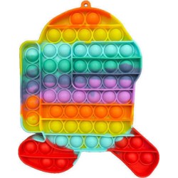 Push pop it Bubble Fidget Toy Stress Reliever colorful AMONG Γίγας