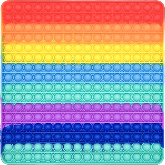Pop it Bubble Fidget Sensory Toys For Kids Rainbow colours Super Γίγας Τετράγωνο 30cmx30cm Pop it Bubble Fidget Sensory Toys For Kids Rainbow colours Super Γίγας Τετράγωνο 30cmx30cm