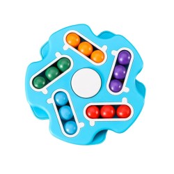 Anti Stress Fidget Cube Spinner with Balls Μπλε