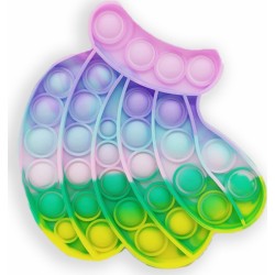 Pop it Bubble Fidget Toy Stress Reliever Pastel colours Μπανάνα 