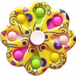 Push pop it Bubble Fidget Sensory Toys For Kids Mini Colorful Daisy