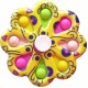 Push pop it Bubble Fidget Sensory Toys For Kids Mini Colorful Daisy Push pop it Bubble Fidget Sensory Toys For Kids Mini Colorful Daisy
