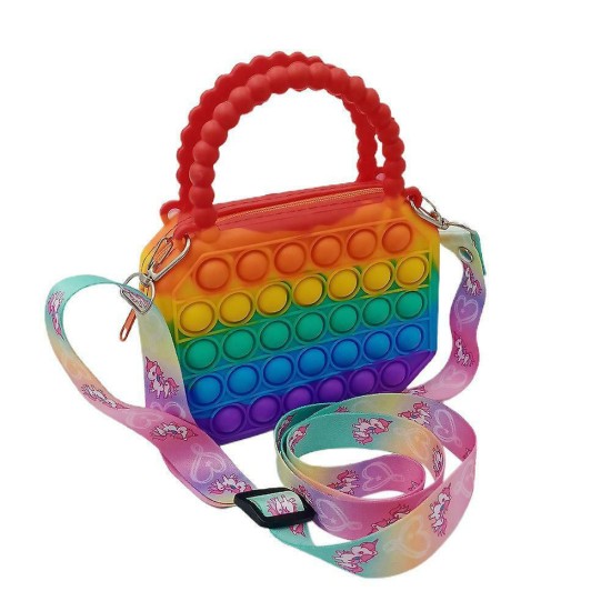Pop it Τσάντα Crossbody Handbag - RainBow Colours