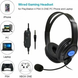 Ακουστικά Andowl Q-A61 Over Ear Gaming Headset (3.5mm) με Μικρόφωνο Black