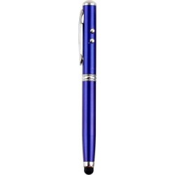 4 Σε 1 Στυλό-Φακός Touch Pen σε Μπλε χρώμα