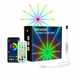 Σετ Ταινίες LED σε Σχήμα Πυροτεχνήματος RGB με App & Τηλεχειριστήριο ΟΕΜ