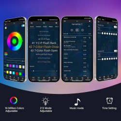 Σετ Ταινίες LED σε Σχήμα Πυροτεχνήματος RGB με App & Τηλεχειριστήριο ΟΕΜ