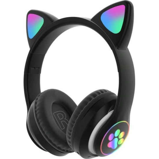 Ασύρματα ακουστικά - Cat Headphones - STN28 - 000008 - Black Ασύρματα ακουστικά - Cat Headphones - STN28 - 000008 - Black