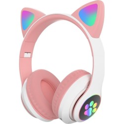 Ασύρματα ακουστικά - Cat Headphones - STN28 - 000008 - Ροζ