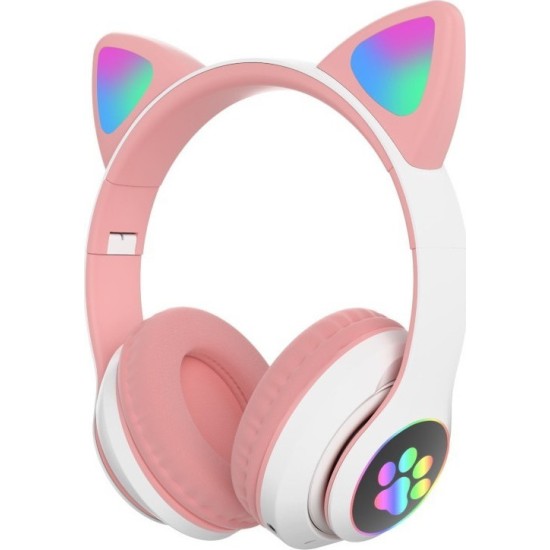 Ασύρματα ακουστικά - Cat Headphones - STN28 - 000008 - Ροζ Ασύρματα ακουστικά - Cat Headphones - STN28 - 000008 - Ροζ