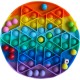 Push pop it Bubble Fidget Toy Stress Reliever ΣΤΡΟΓΓΥΛΟ ΜΙΚΡΟ ΕΠΙΤΡΑΠΕΖΙΟ