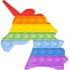 Pop it Bubble Fidget Toy Stress Reliever Μονόκερος Rainbow Pop it Bubble Fidget Toy Stress Reliever Μονόκερος Rainbow