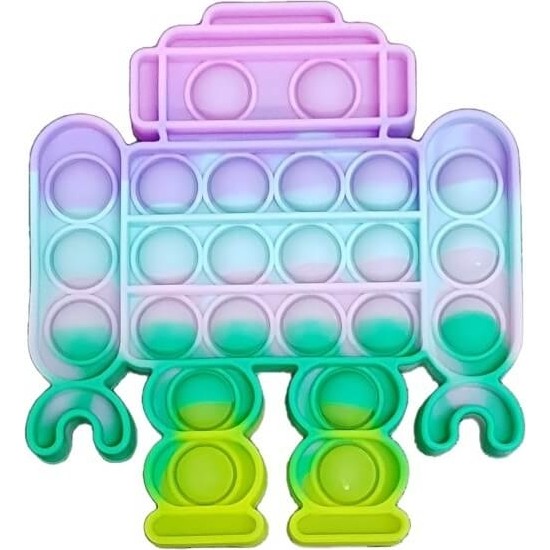 Pop it Fidget  Τενεκεδένιος Neon