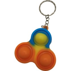 Pop it Bubble Fidget Sensory Toys For Kids Rainbow colours MINI MΠΡΕΛΟΚ ΤΡΙΠΛΟ