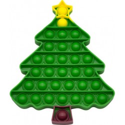Pop It Fidget Toy - Christmas Tree with Star