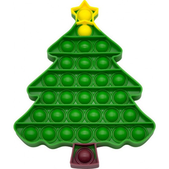 Pop It Fidget Toy - Christmas Tree with Star Pop It Fidget Toy - Christmas Tree with Star