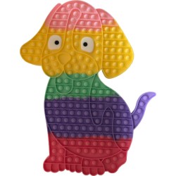 Pop it Bubble Fidget Sensory Toys For Kids SUPER GIGA ΣΚΥΛΑΚΙ 190 POP-45 X 34 CM