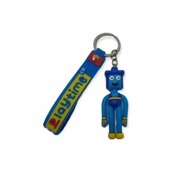 Poppy Playtime Daddy Long Legs Μπρελόκ Σιλικόνης 3D Μπλέ (7cm)