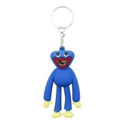 Μπρελόκ 3D Huggy Wuggy Μπλε Poppy Playtime Keychain 8cm