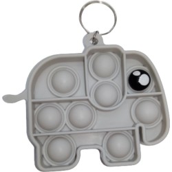 Pop it Bubble Fidget Sensory Toys For Kids ΕΛΕΦΑΝΤΑΚΙ Μπρελόκ
