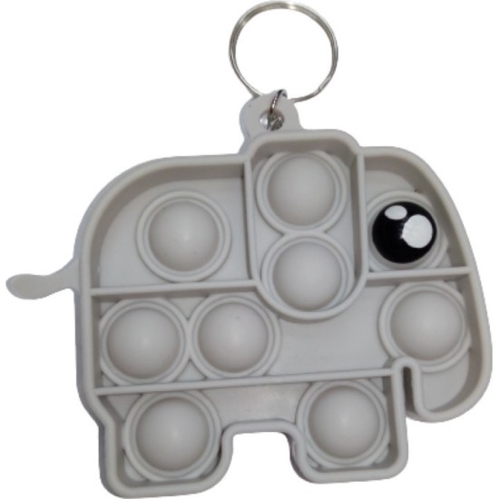 Pop it Bubble Fidget Sensory Toys For Kids ΕΛΕΦΑΝΤΑΚΙ Μπρελόκ