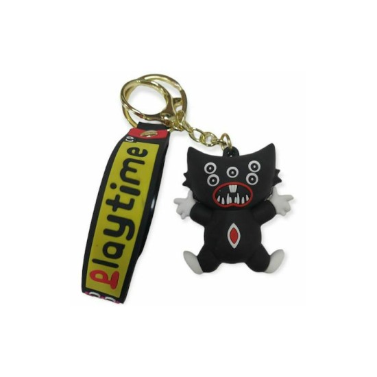 Poppy Playtime Huggy Wuggy Μπρελόκ Σιλικόνης 3D Five Eyes Black Poppy Playtime Huggy Wuggy Μπρελόκ Σιλικόνης 3D Five Eyes Black