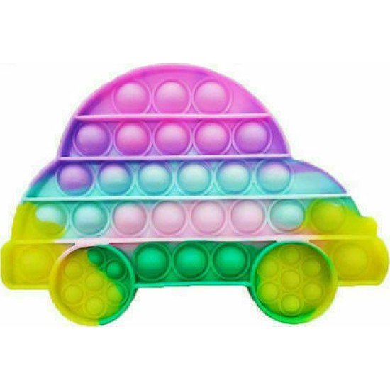Pop it Bubble Fidget Sensory Toys For Kids αυτοκίνητο PASTEL