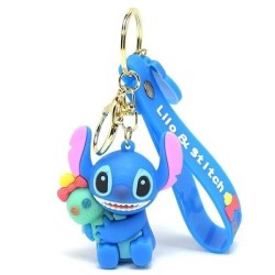 3D Μπρελόκ Σιλικόνης Stitch - Scrump 8 εκ.