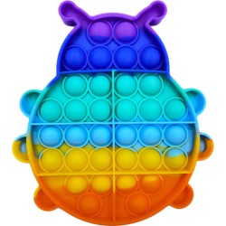 Pop it Bubble Fidget Sensory Toys For Kids Rainbow colours Πασχαλίτσα 