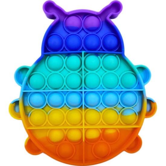 Pop it Bubble Fidget Sensory Toys For Kids Rainbow colours Πασχαλίτσα