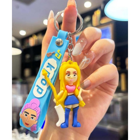 Kpop Demon Hunters 3D Μπρελόκ Σιλικόνης