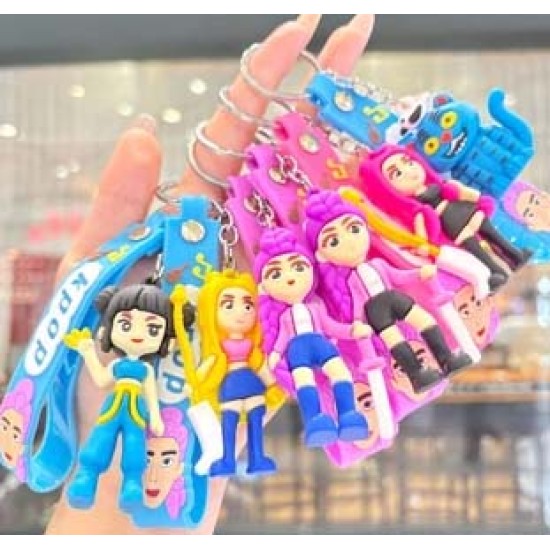 Kpop Demon Hunters 3D Μπρελόκ Σιλικόνης Τυχαίο Σχέδιο 12εκ