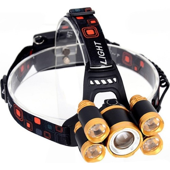 Επαναφορτιζόμενος Φακός Κεφαλής Mont-6807