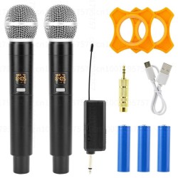 Andowl Q-MIC002 Set Σετ Ασύρματο Δυναμικό Μικρόφωνο Χειρός για Φωνητικά