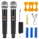 Andowl Q-MIC002 Set Σετ Ασύρματο Δυναμικό Μικρόφωνο Χειρός για Φωνητικά