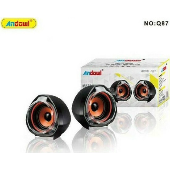 Ηχεία 2.0 Multimedia Mini Speaker ANDOWL Q87 Ηχεία 2.0 Multimedia Mini Speaker ANDOWL Q87