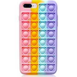 Pop It Phone Case iPhone iPhone X/XS Max - Fidget Toy and Sensory Push Pop Bubble Case RAINBOW(oem)