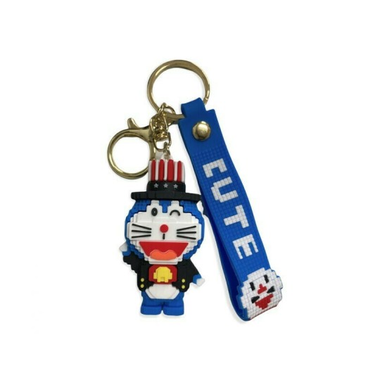 Μπρελόκ 3D Huggy Wuggy Cute Kitty blue