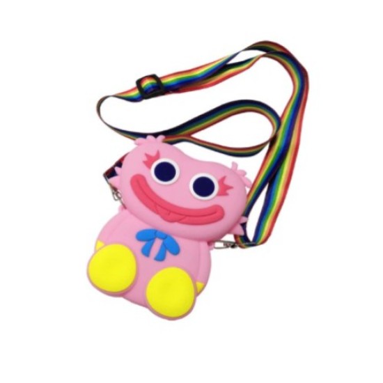 Huggy Wuggy Τσαντάκι Pop It Ροζ 14εκ.