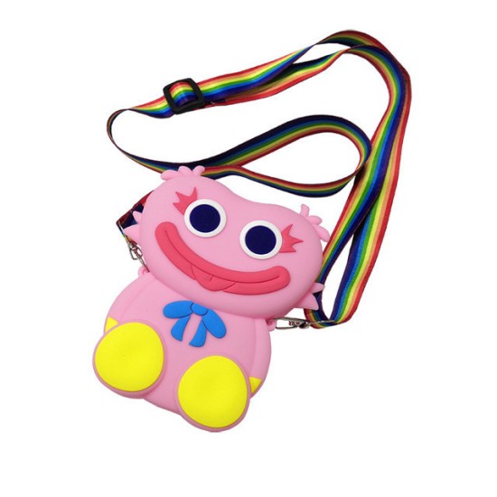 Huggy Wuggy Τσαντάκι Pop It Ροζ 14εκ.
