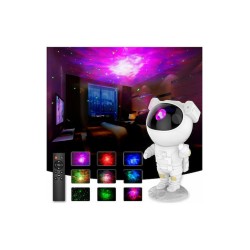Astronaut Projector Παιδικό Φωτιστικό με Εναλλαγές Χρωματισμών Λευκό